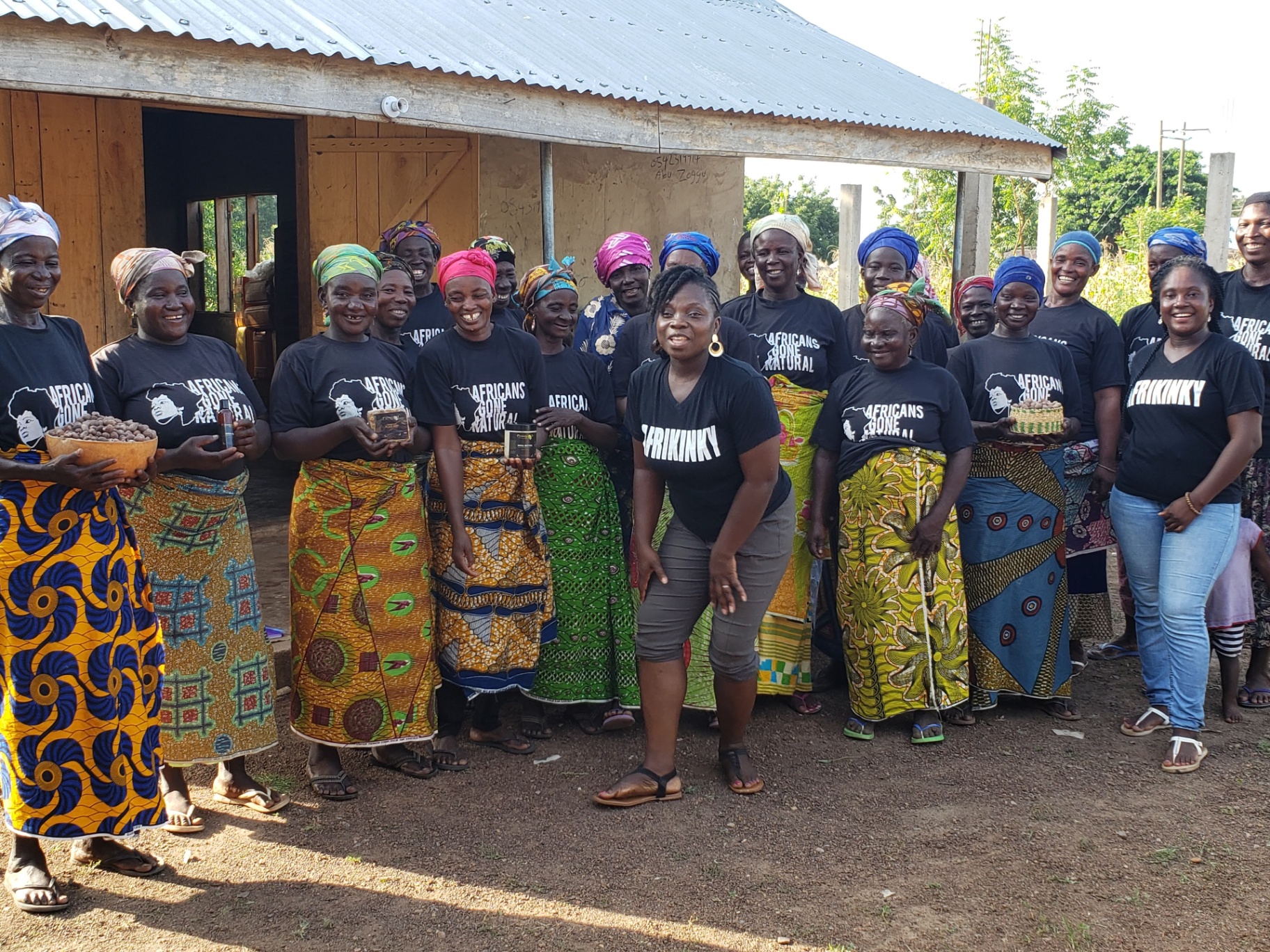 Shea Queens making butter in Northern Ghana